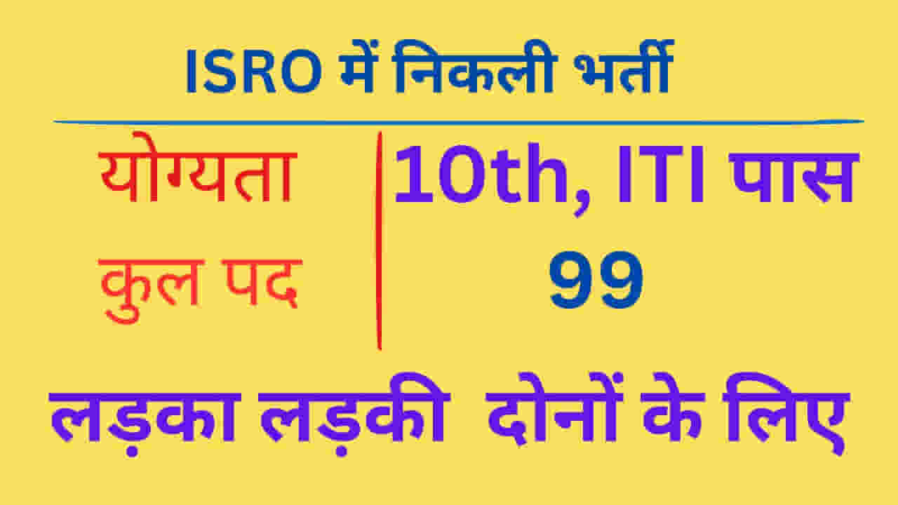 ISRO (Indian Space Research Organization) | Human Space Flight Center Recruitment