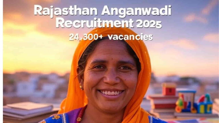 rajasthan aganadi bharti 2025