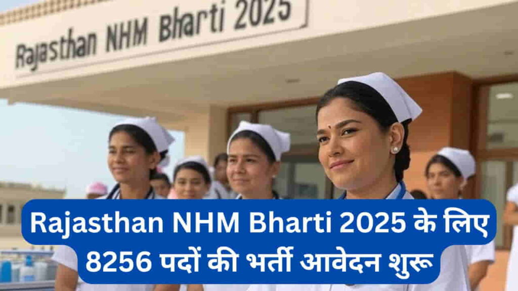 Rajasthan NHM Bharti 2025 के लिए 8256 पदों की भर्ती आवेदन शुरू