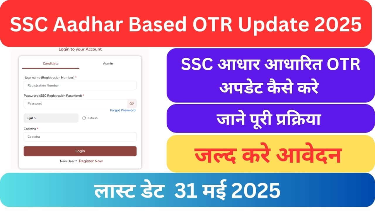 SSC Aadhar Based OTR Update 2025