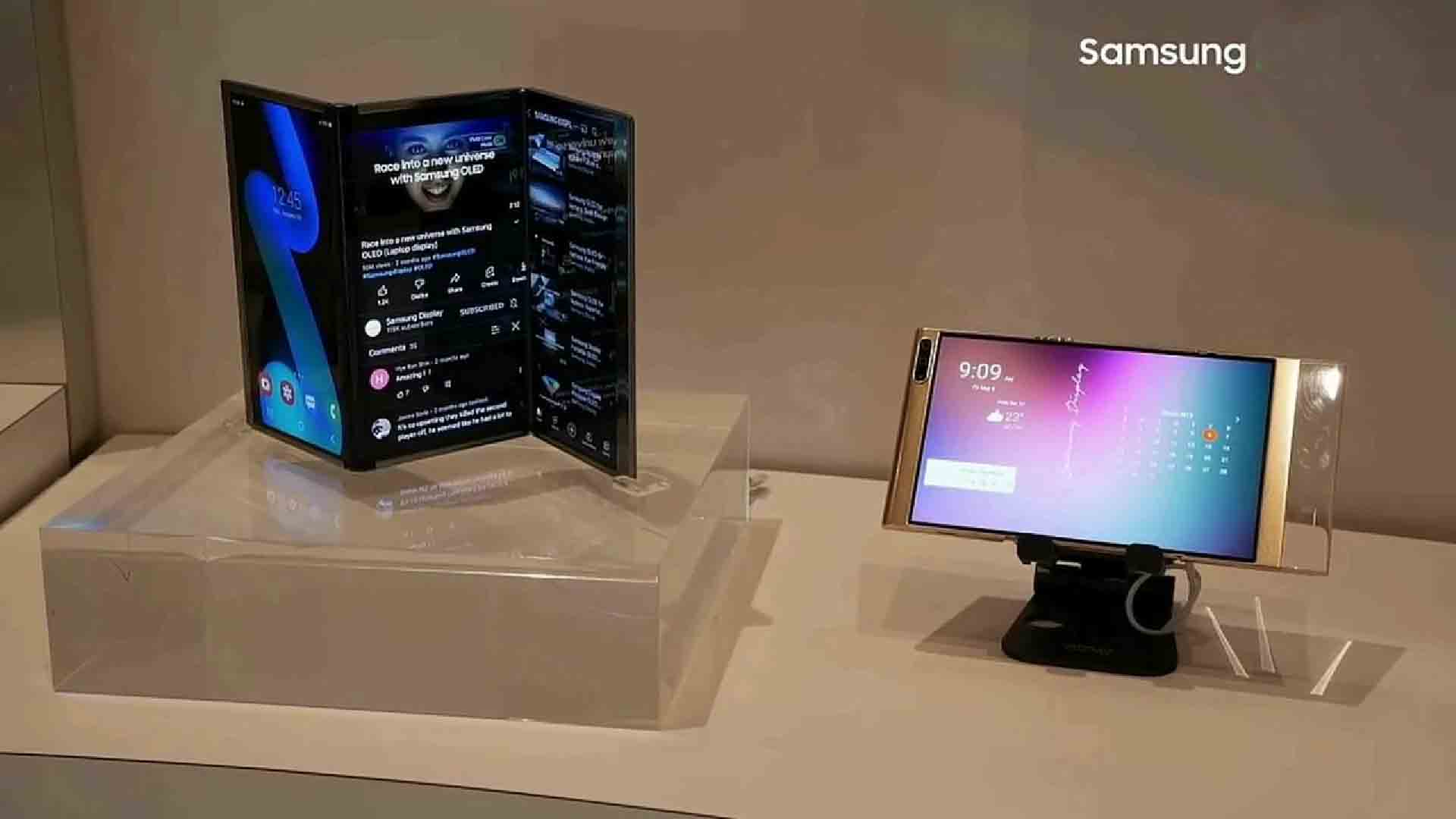 samsung triple fold smart phone