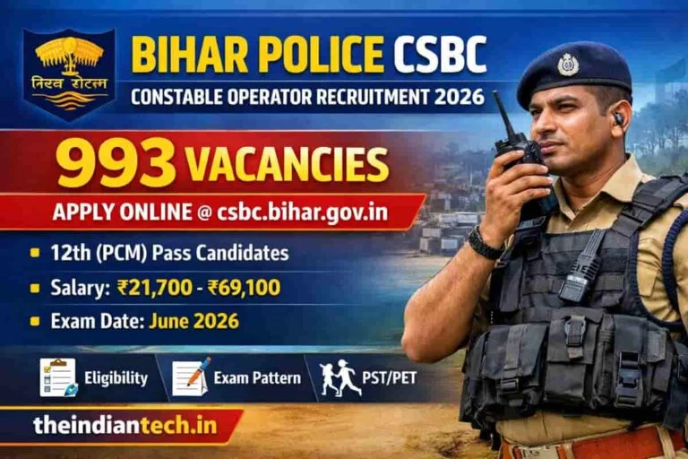 bihar police operator bharti 2026