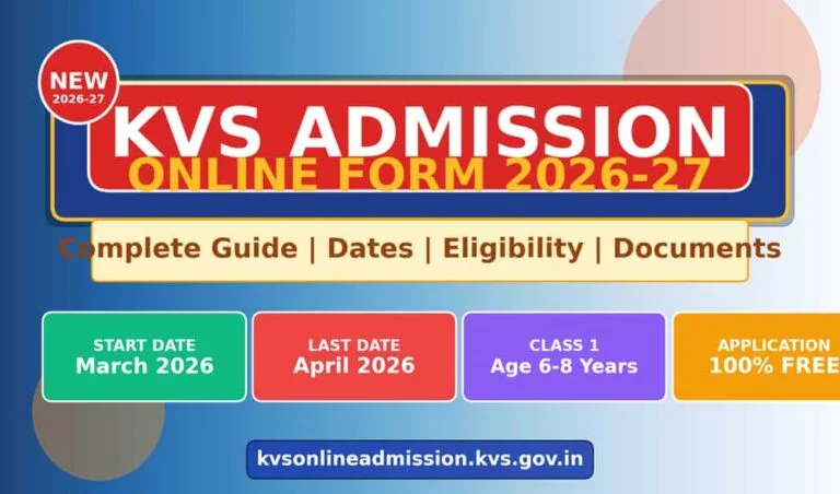 kvs admission 2026-27